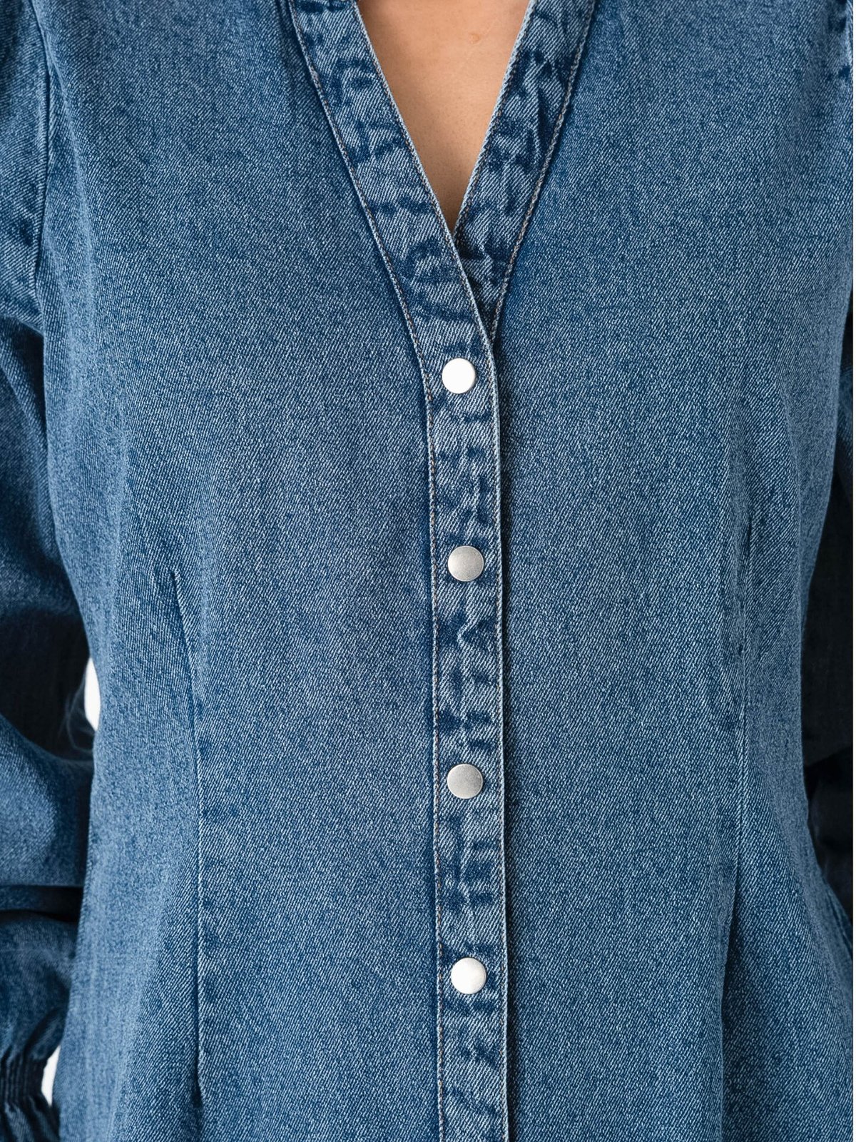 B.YOUNG Kapuca Vneck Dress Denim