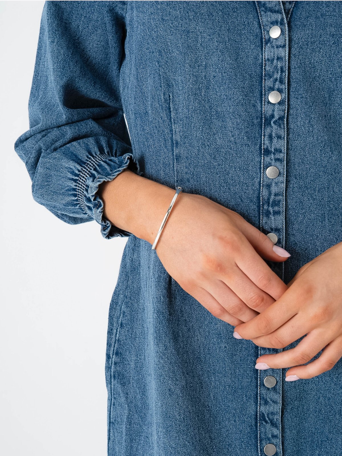 B.YOUNG Kapuca Vneck Dress Denim