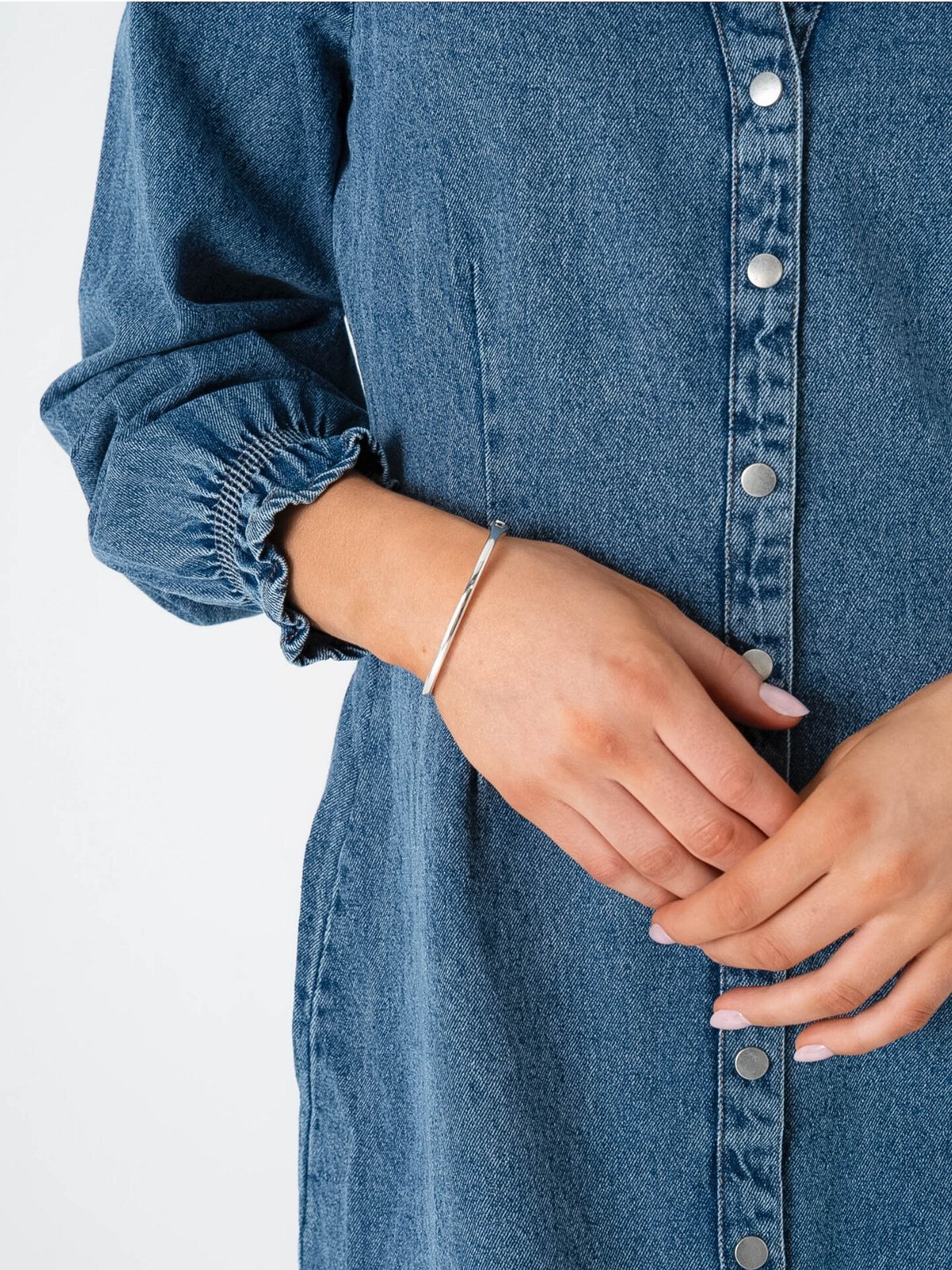 B.YOUNG Kapuca Vneck Dress Denim