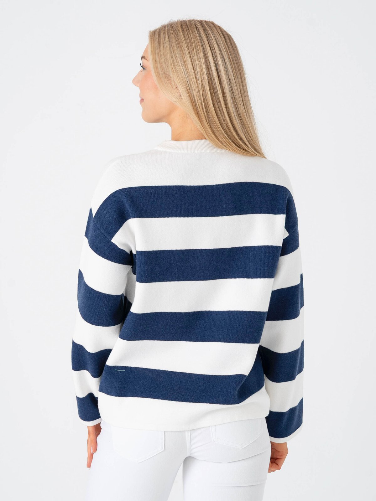 B.YOUNG Otari Stripe Jumper Medieval Blue Stripe