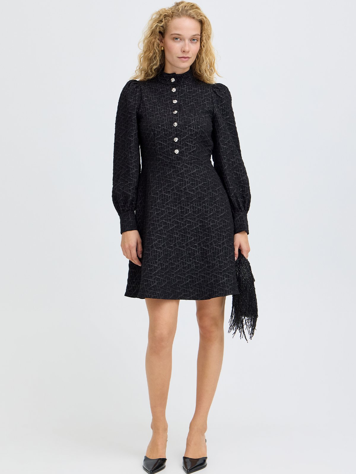 B.YOUNG Desmora Dress2 Meteorite
