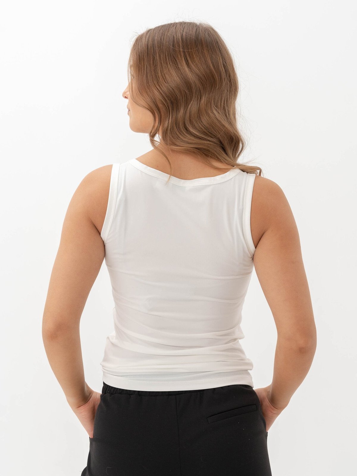 B.YOUNG Iane Basic Singlet Off white