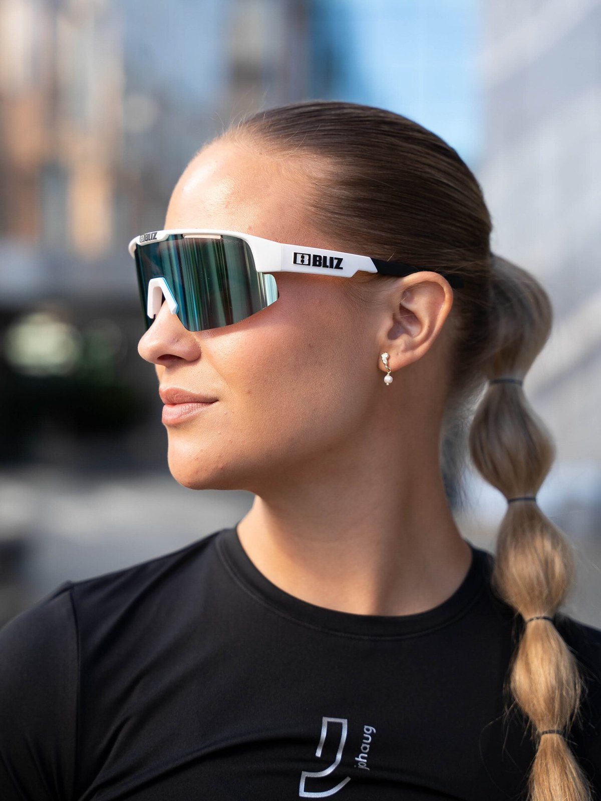 Bliz Matrix Small Matt White / Smoke / Blue Multi