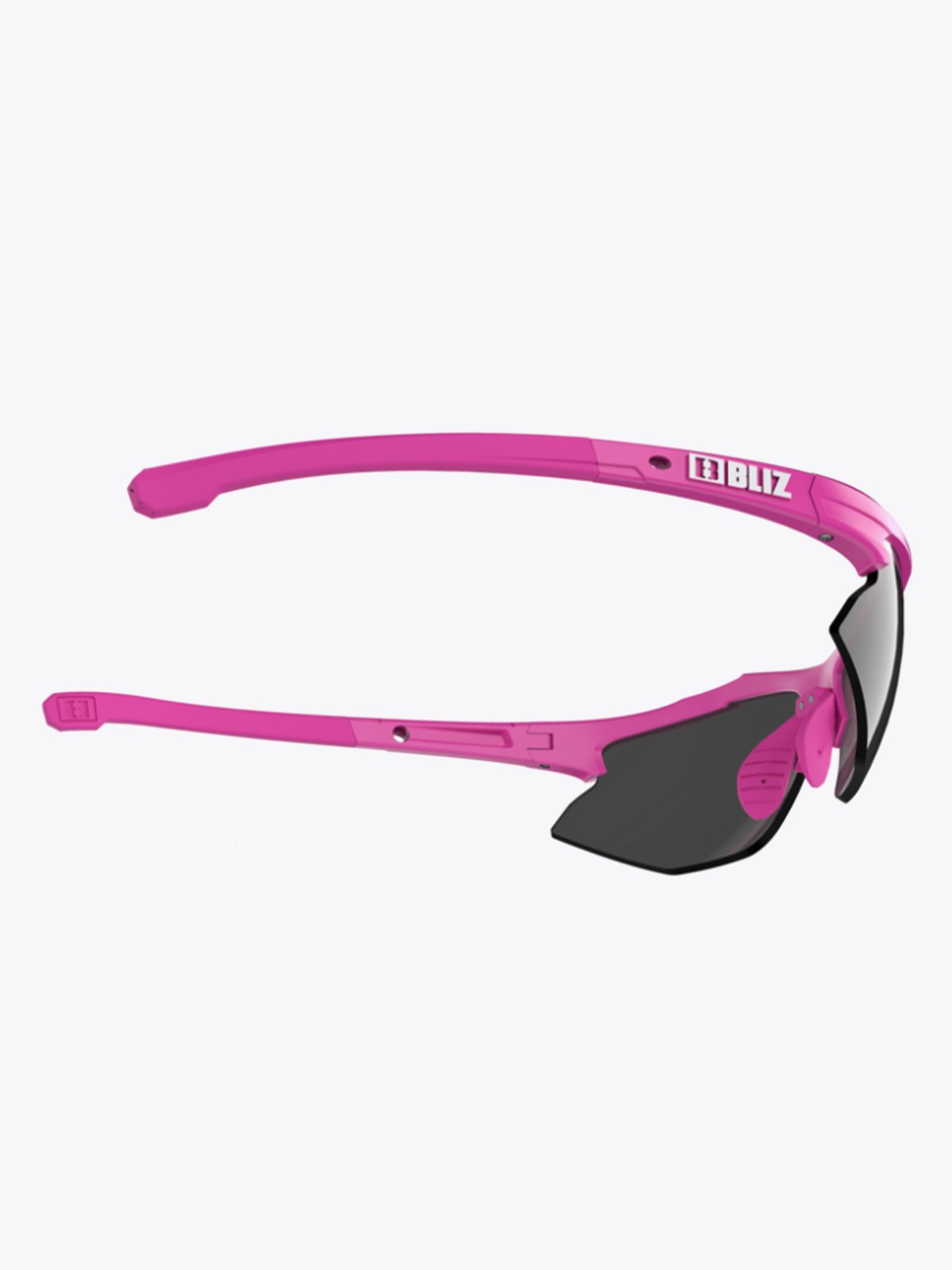 Bliz Hybrid Small Ramme: Rose / Glass: Smoke Silver