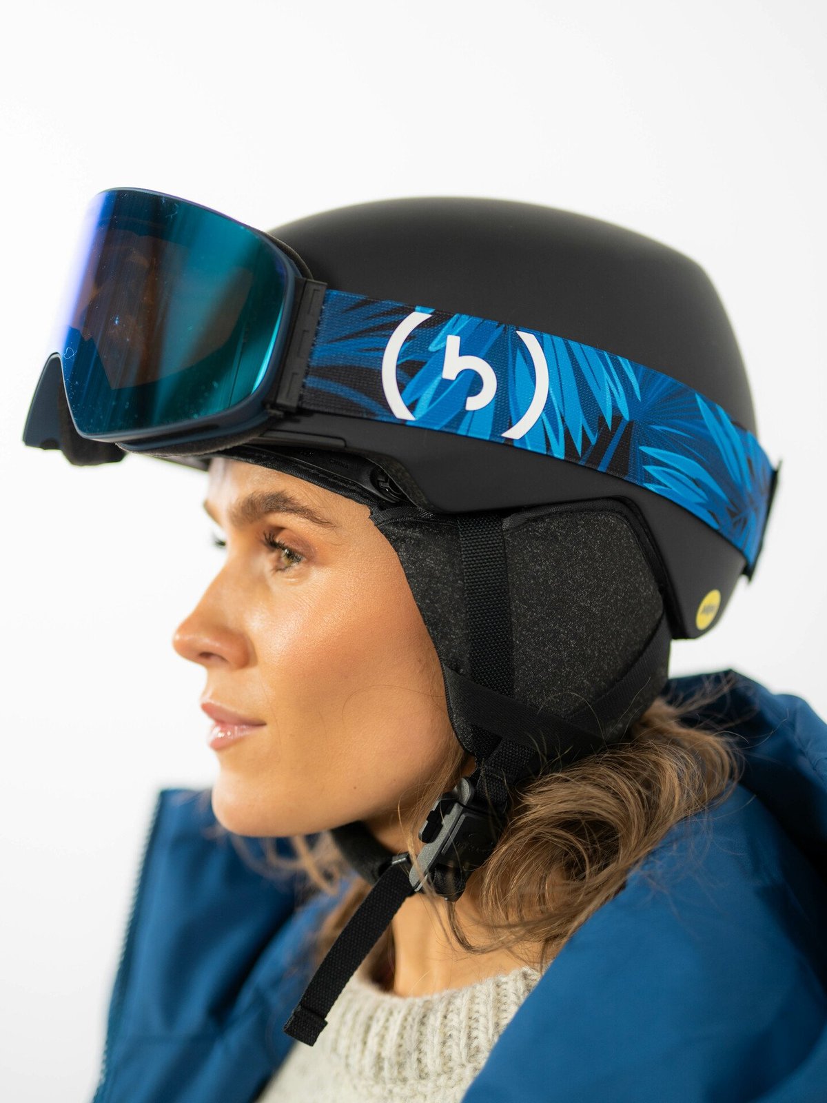 Bliz Flow Farge: Blue / Linse: Brown w Blue multi