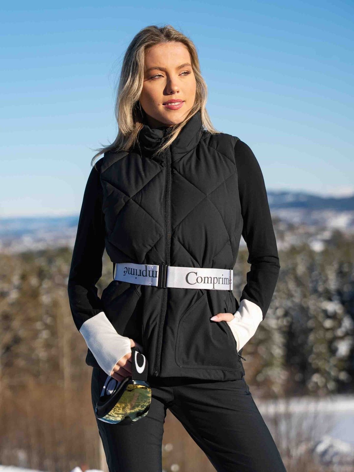 Comprimé Ski Vest Asphalt