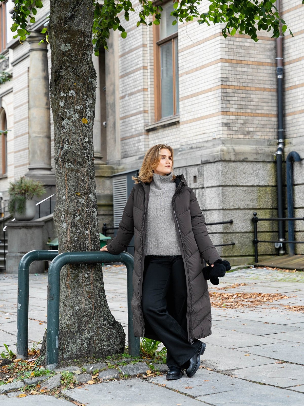 Comprimé Long Parka Coffee