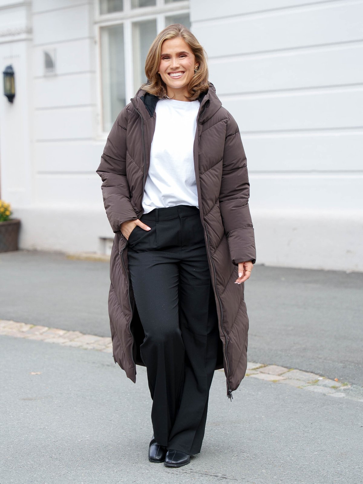 Comprimé Long Parka Coffee