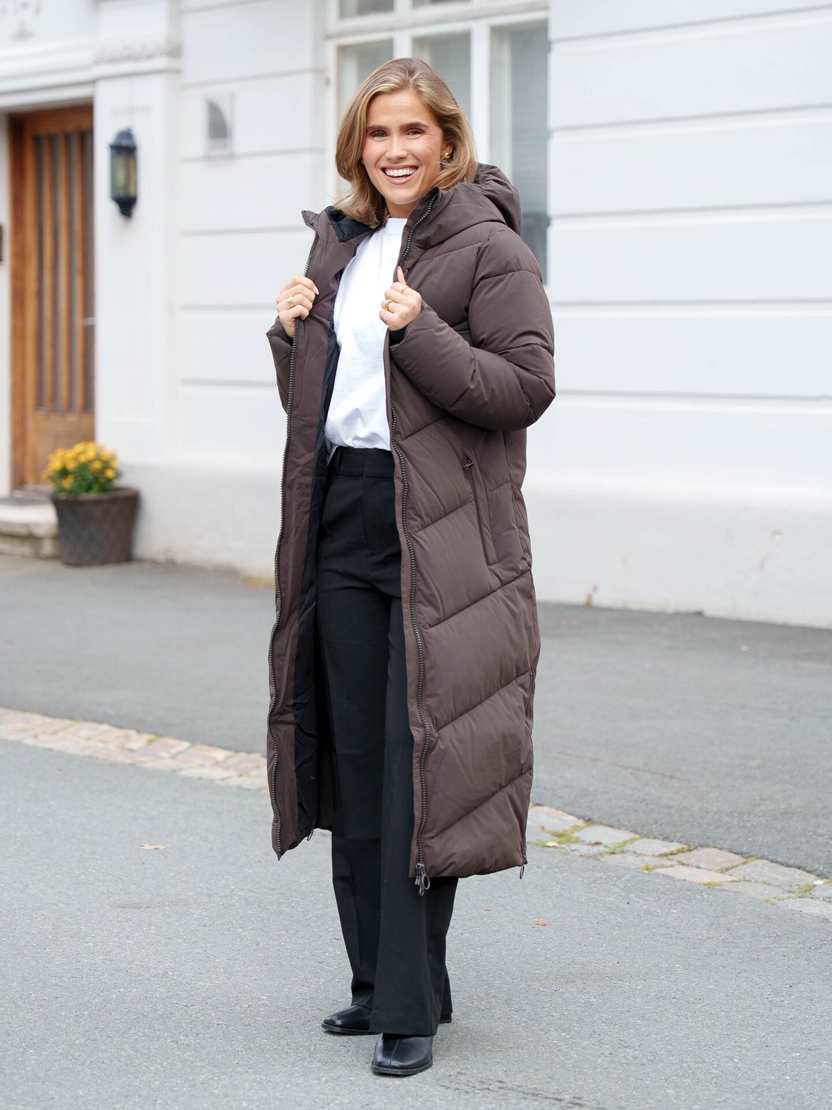 Comprimé Long Parka Coffee