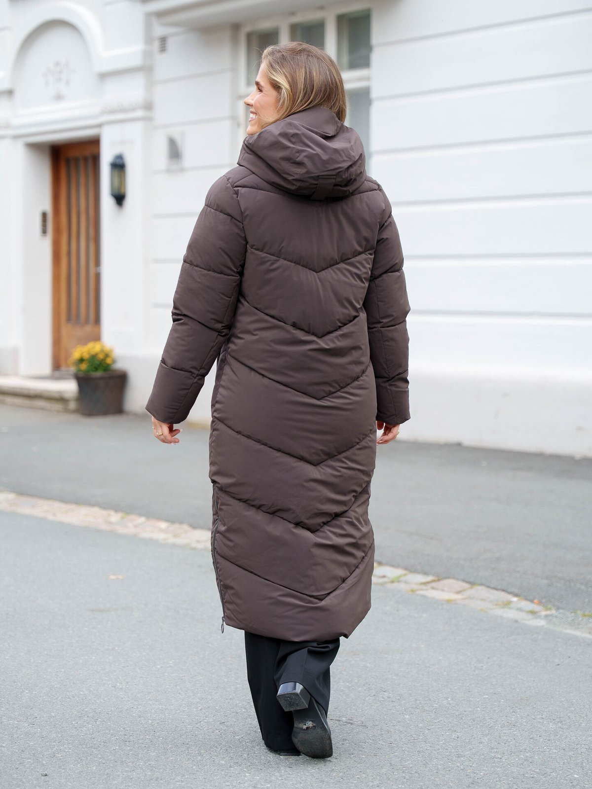 Comprimé Long Parka Coffee