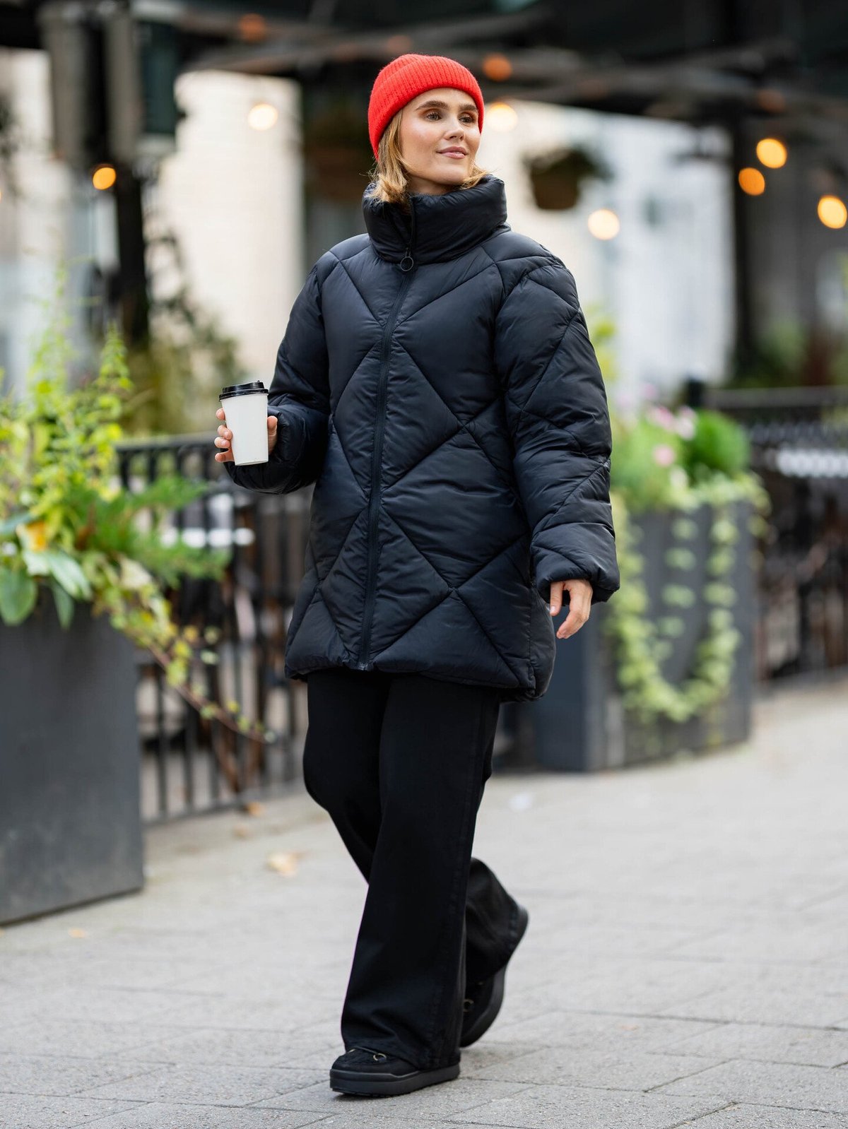 Comprimé Puffer Jacket Black