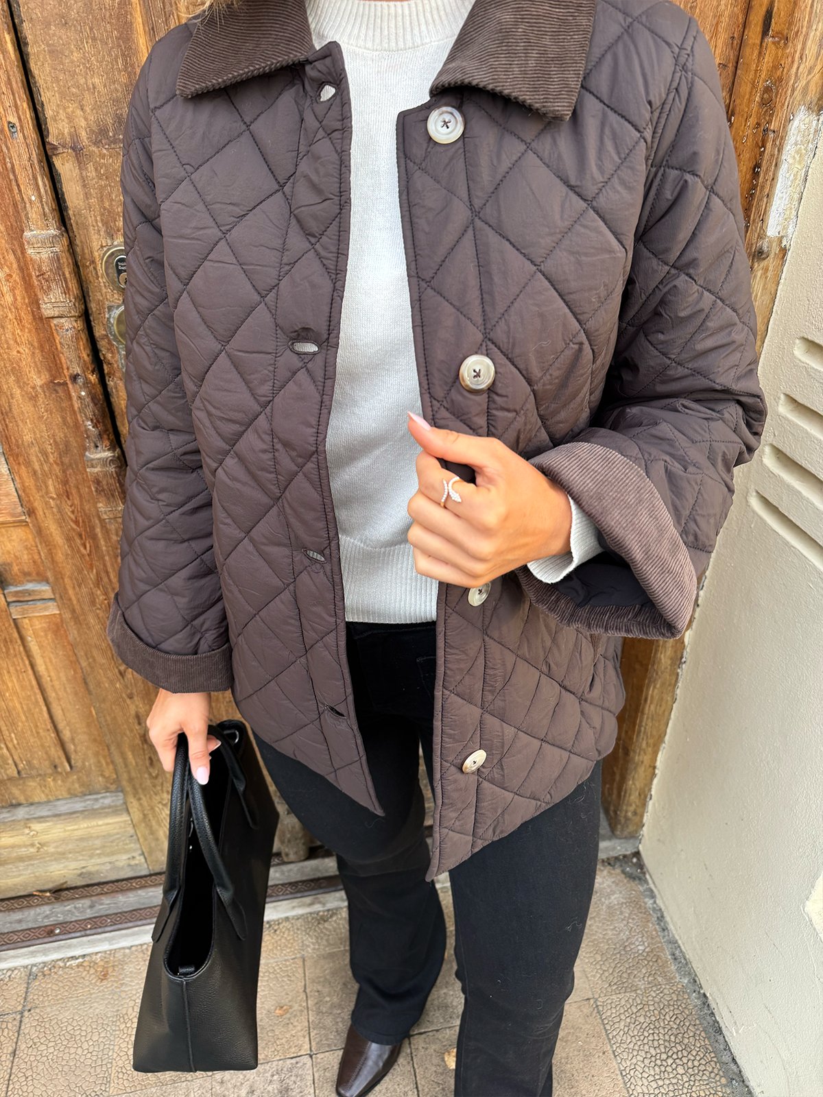 Comprimé Quilted Jacket Kaffe