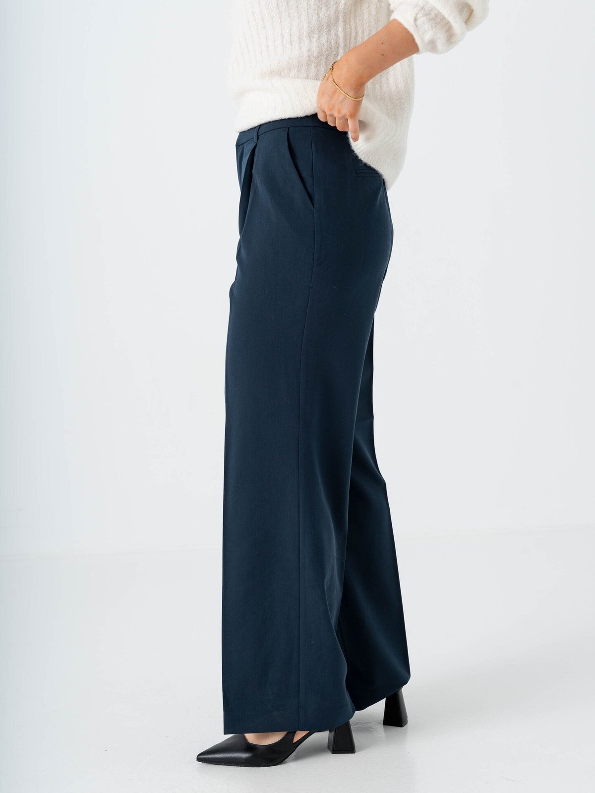 Comprimé Wide Pant Navy