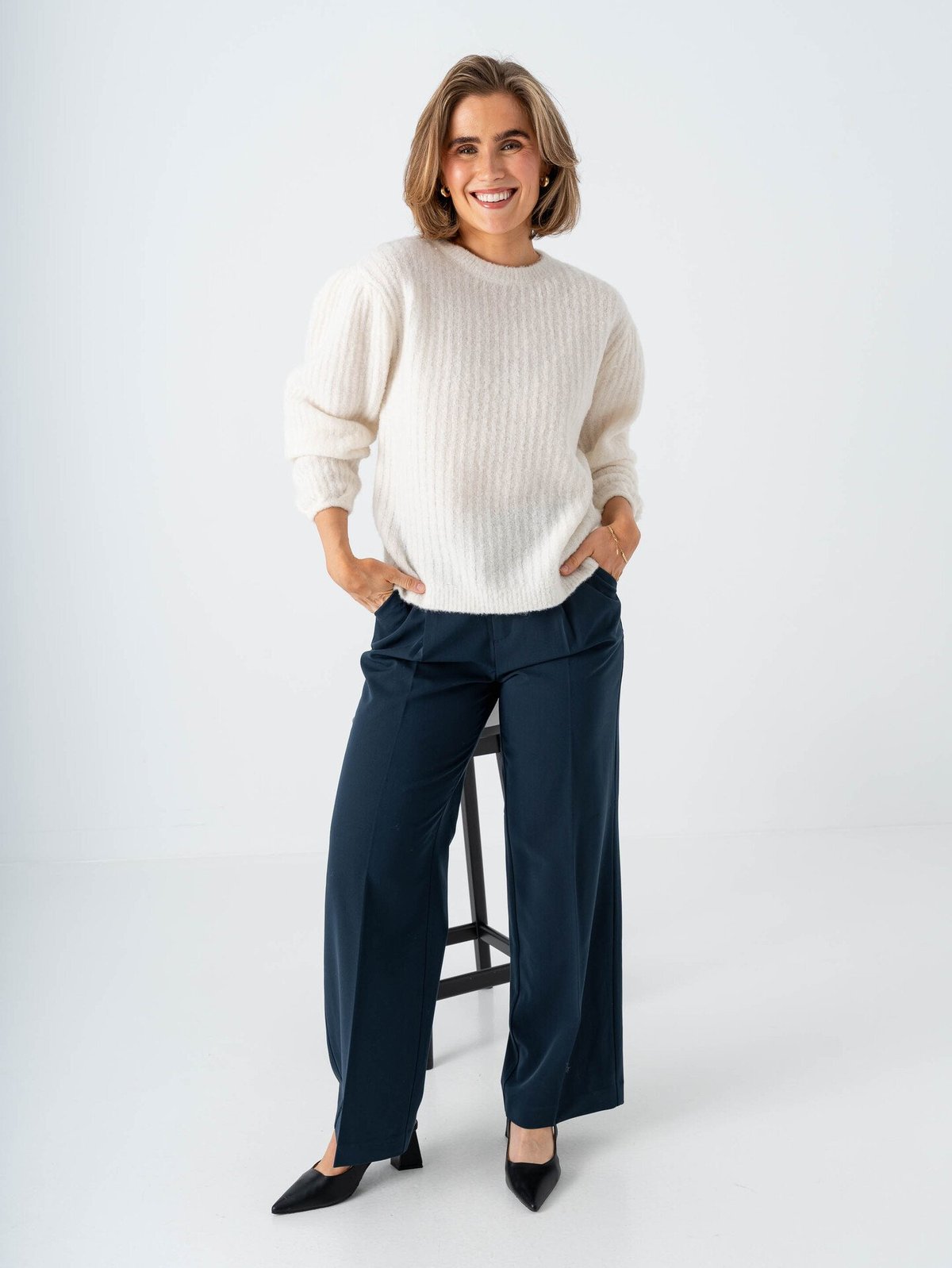 Comprimé Wide Pant Navy