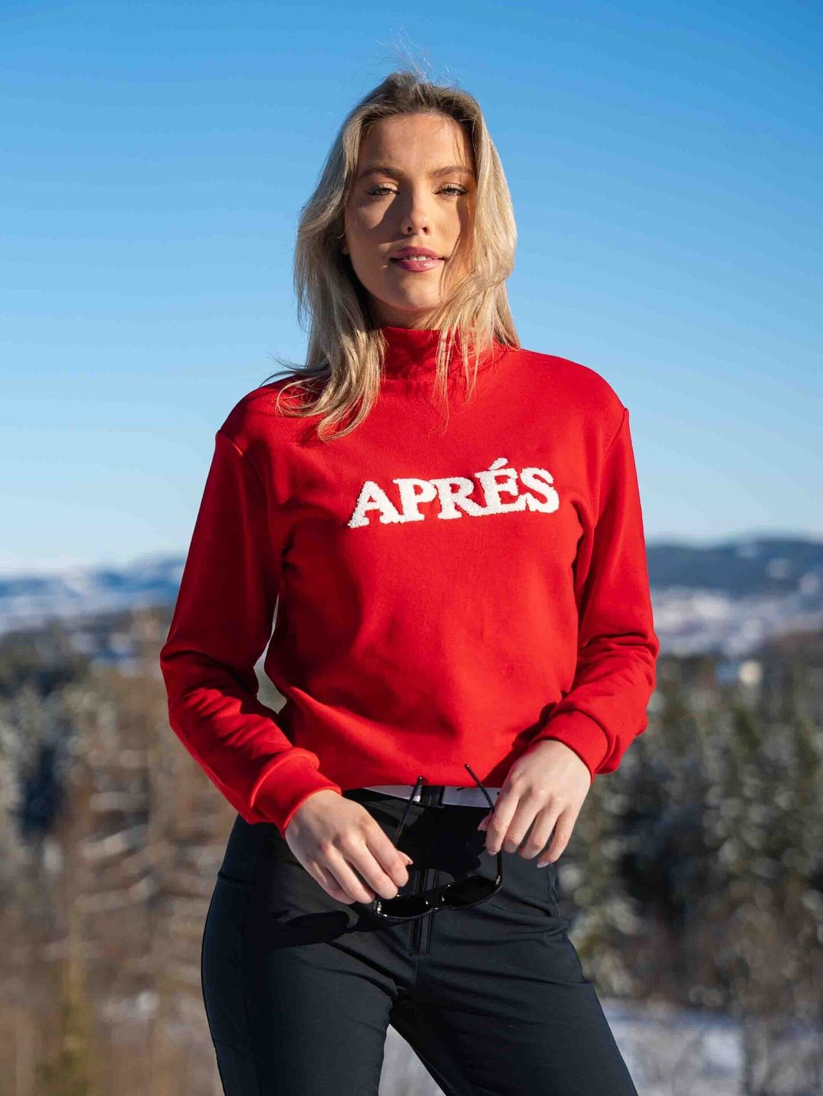 Comprimé Aprés College Sweater Red