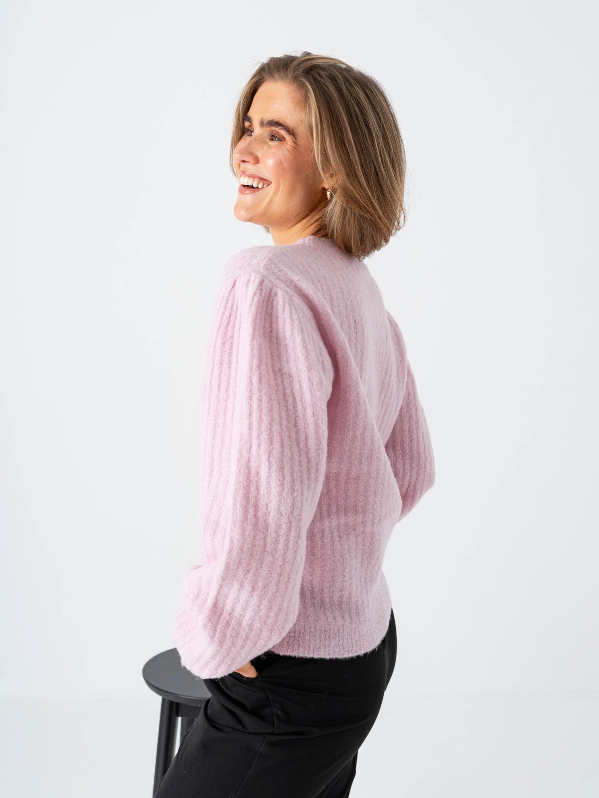 Comprimé Sleeve Sweater Soft Pink