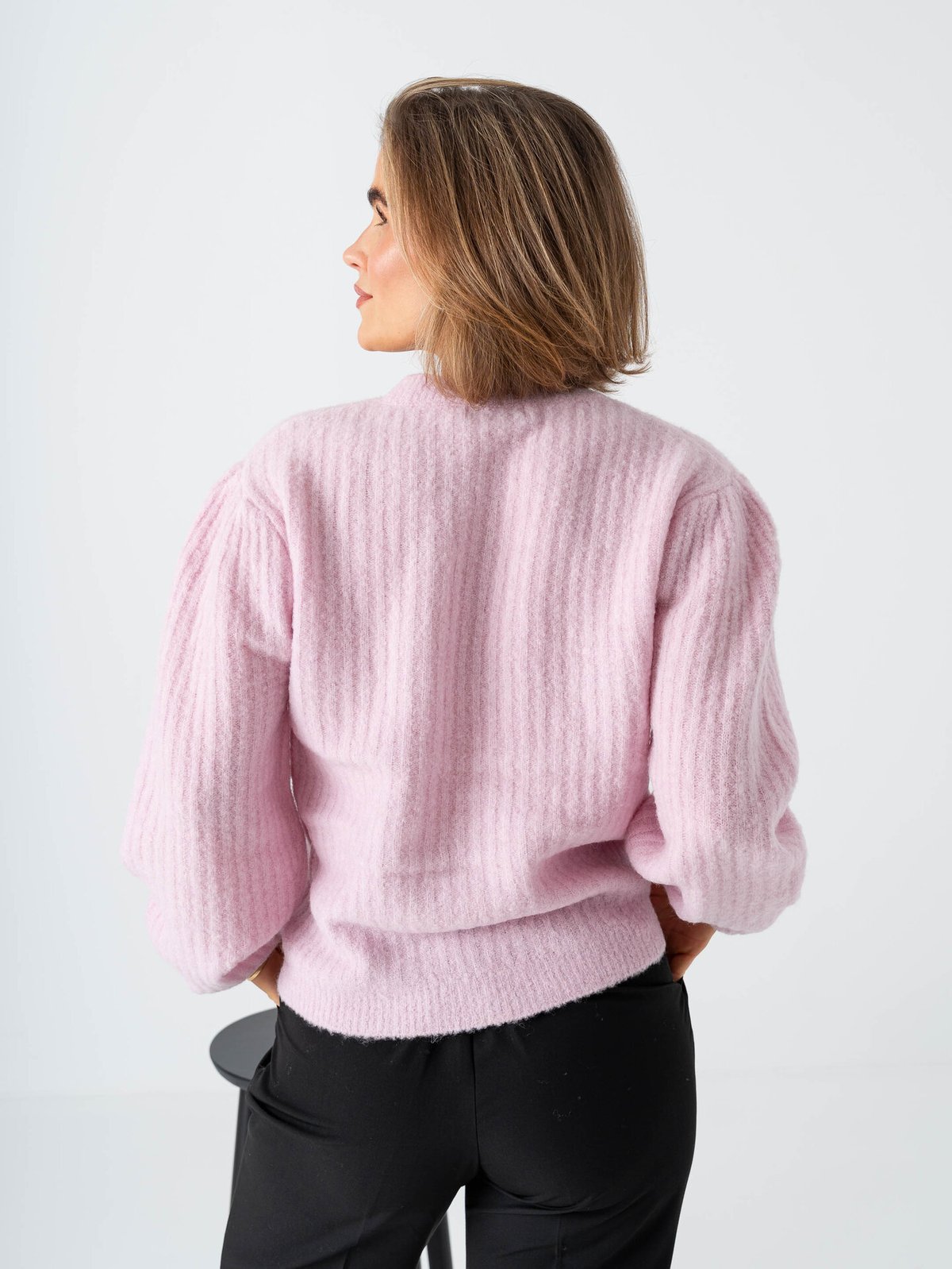 Comprimé Sleeve Sweater Soft Pink