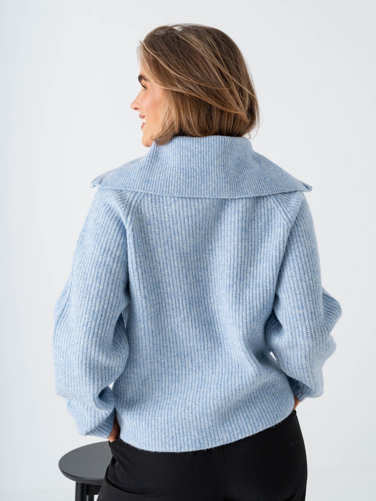 Comprimé Boucle Sweater Light Blue