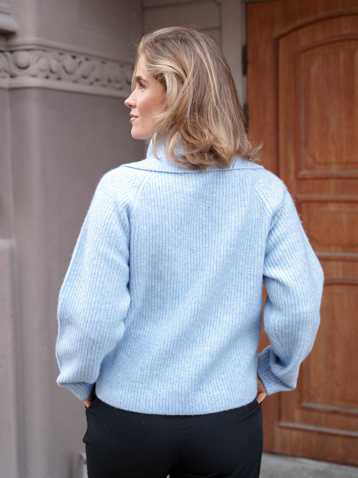 Comprimé Boucle Sweater Light Blue