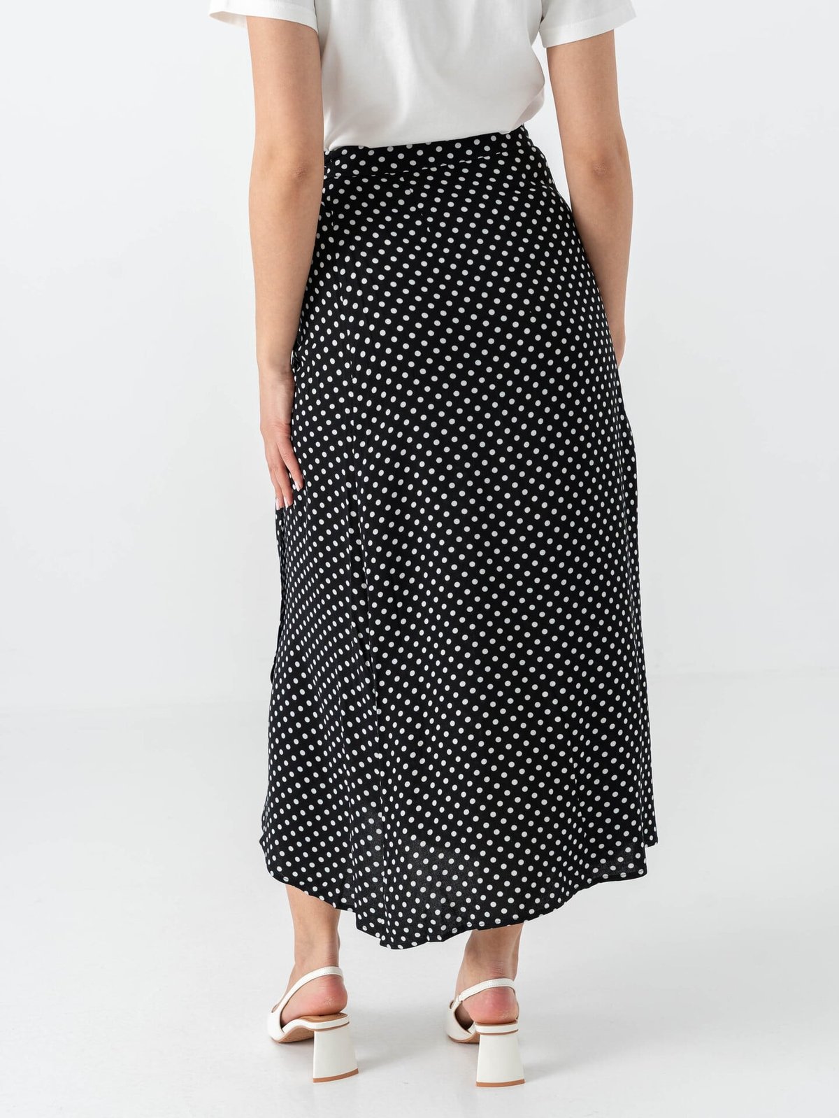 Comprimé Wrap Skirt Black / White