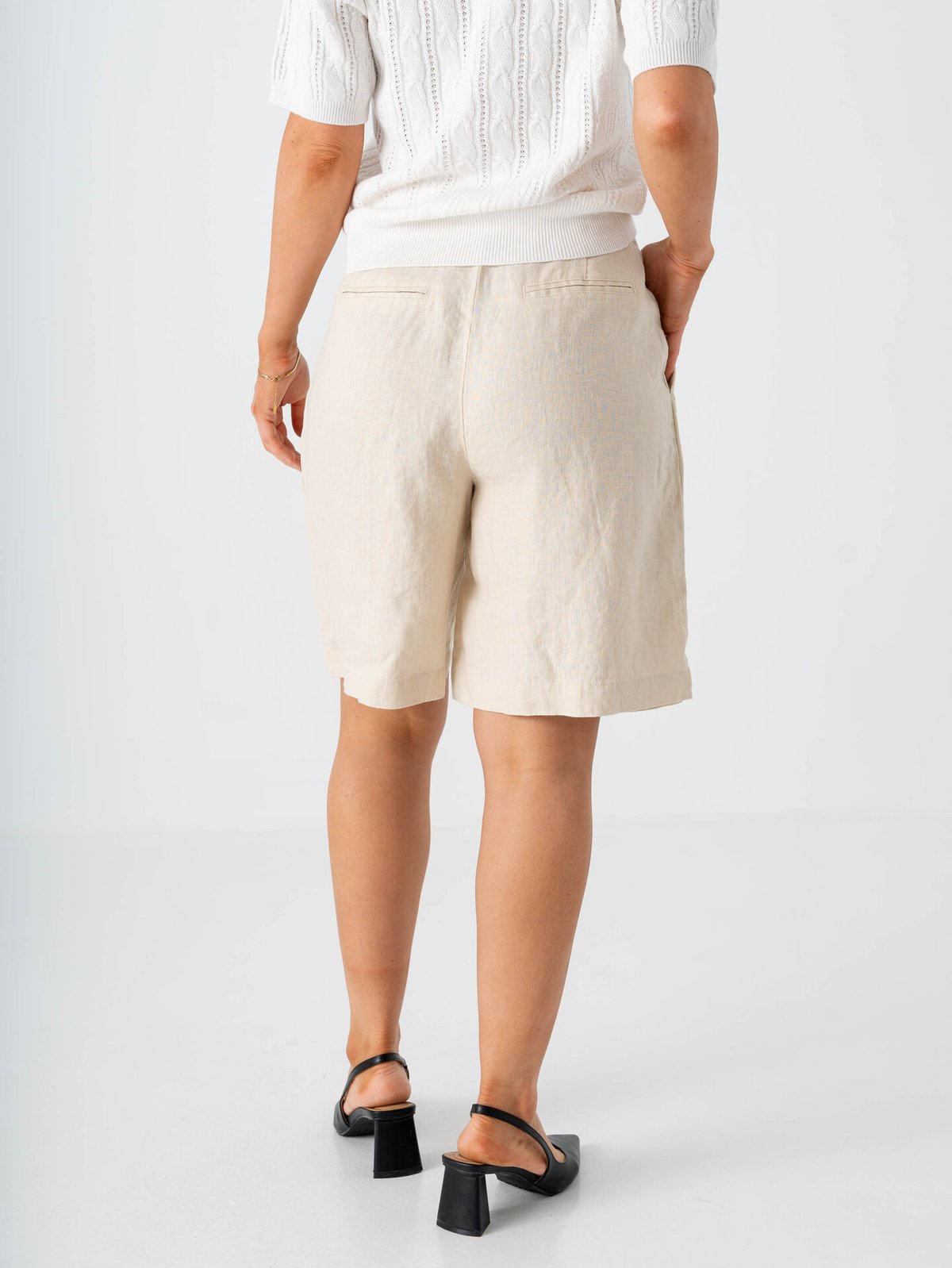 Comprimé Linnen Shorts Oatmeal