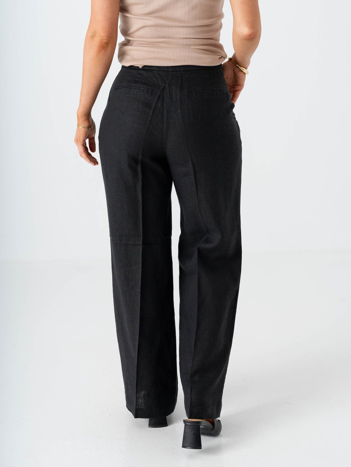 Comprimé Linnen Pant Black