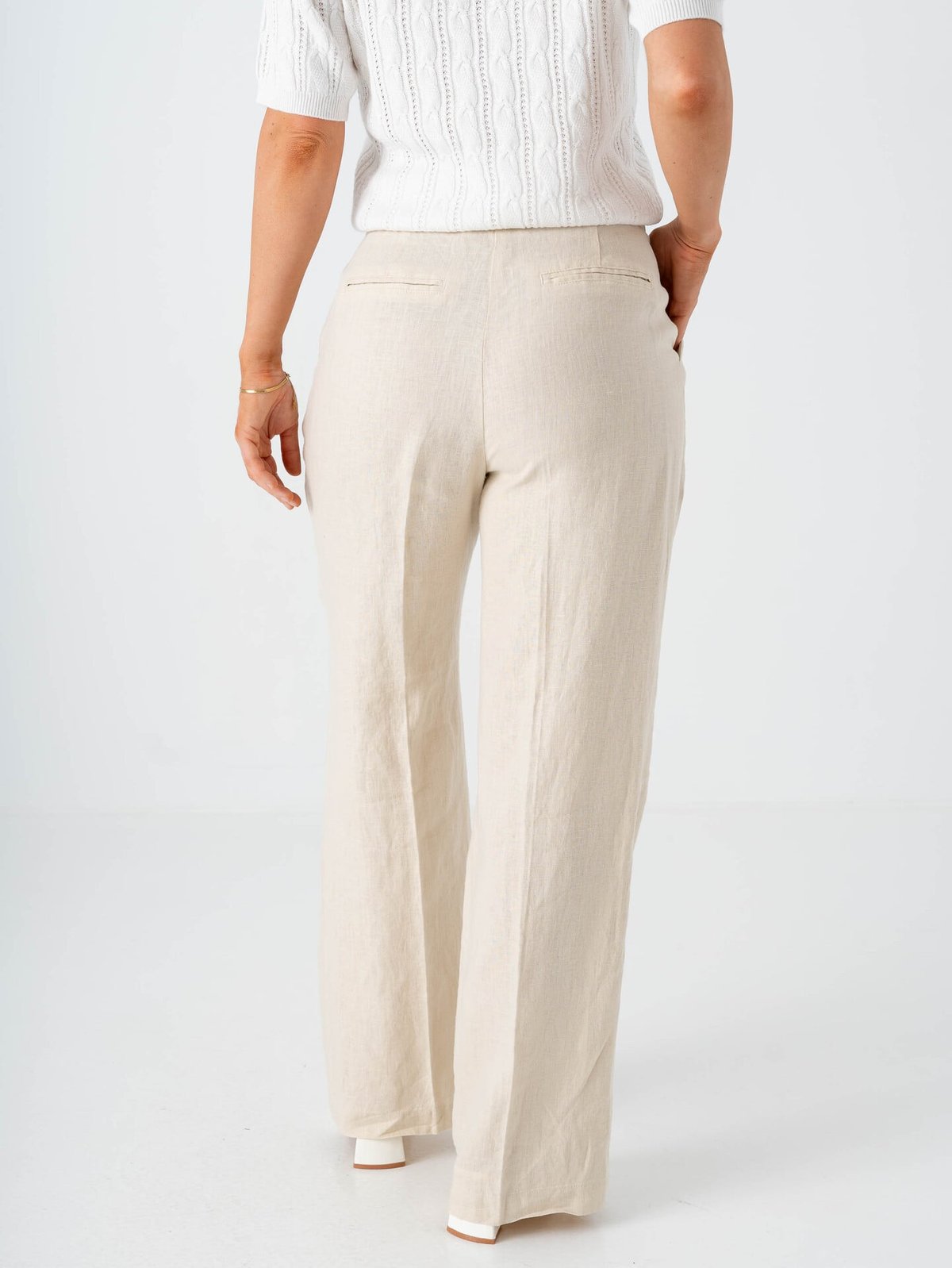 Comprimé Linnen Pant Oatmeal