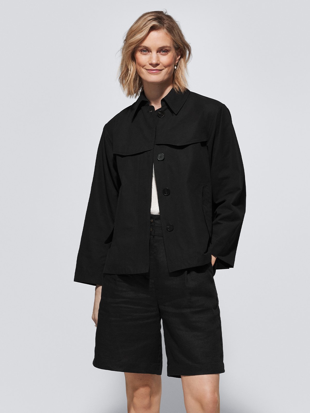 Comprimé Trench Jacket Black