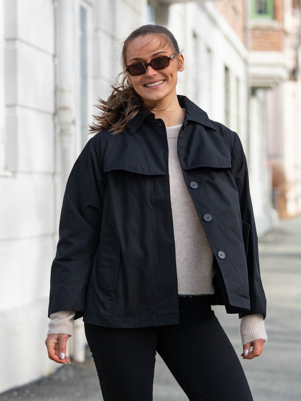 Comprimé Trench Jacket Black