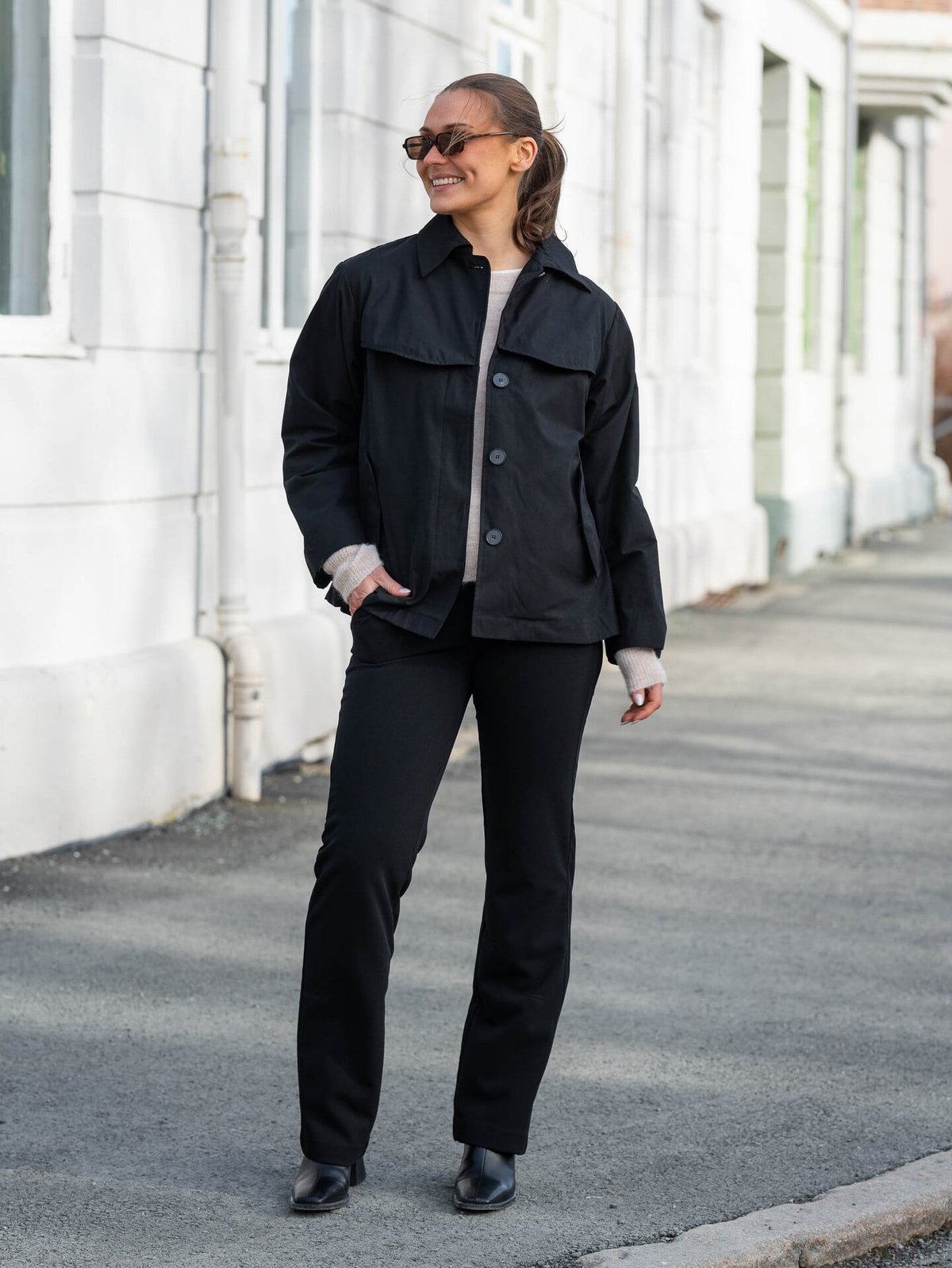 Comprimé Trench Jacket Black