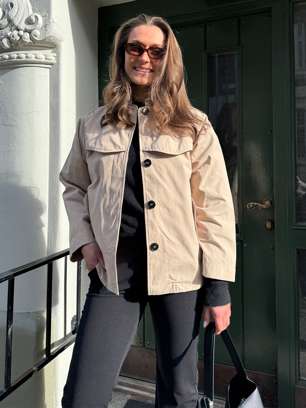 Comprimé Trench Jacket Nude