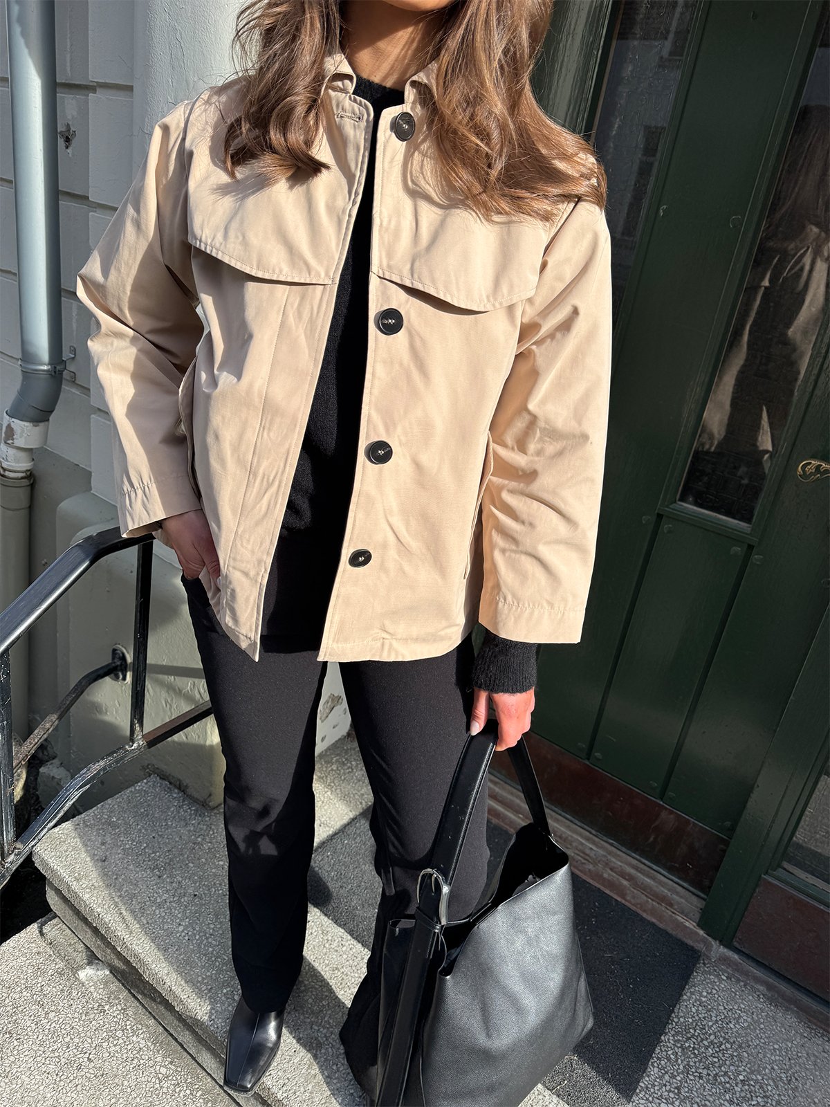 Comprimé Trench Jacket Nude