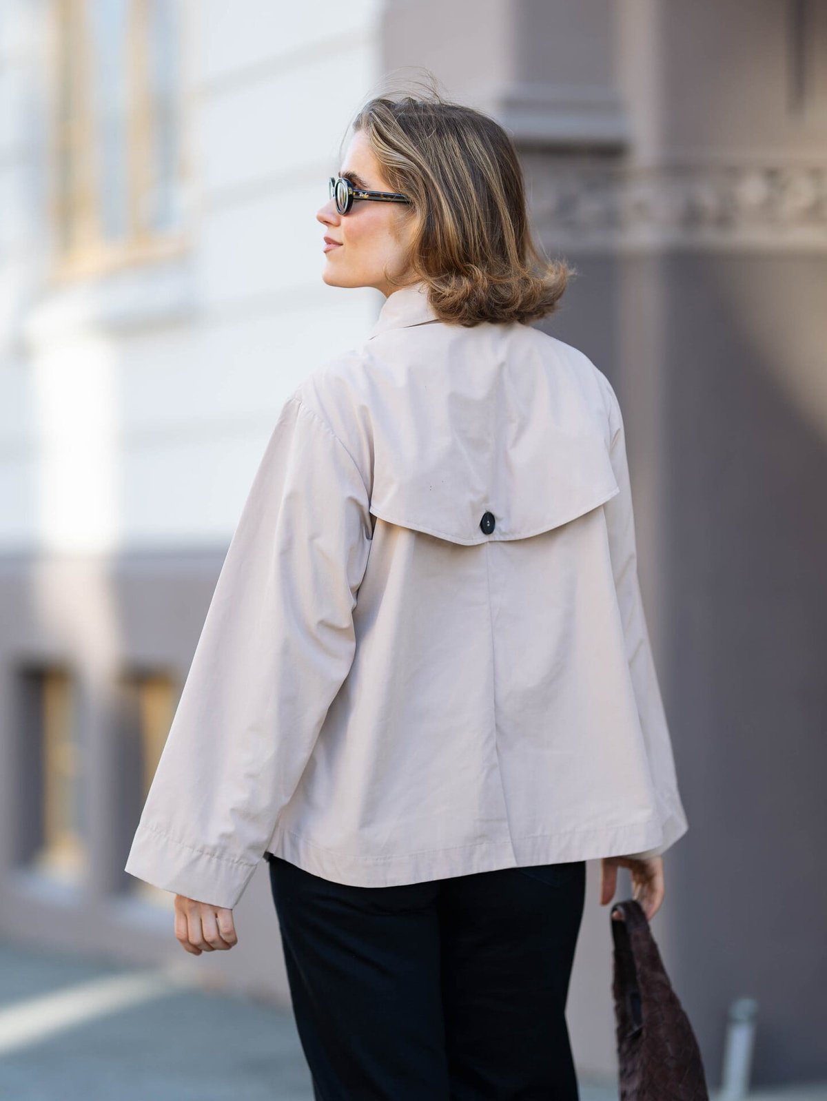Comprimé Trench Jacket Nude