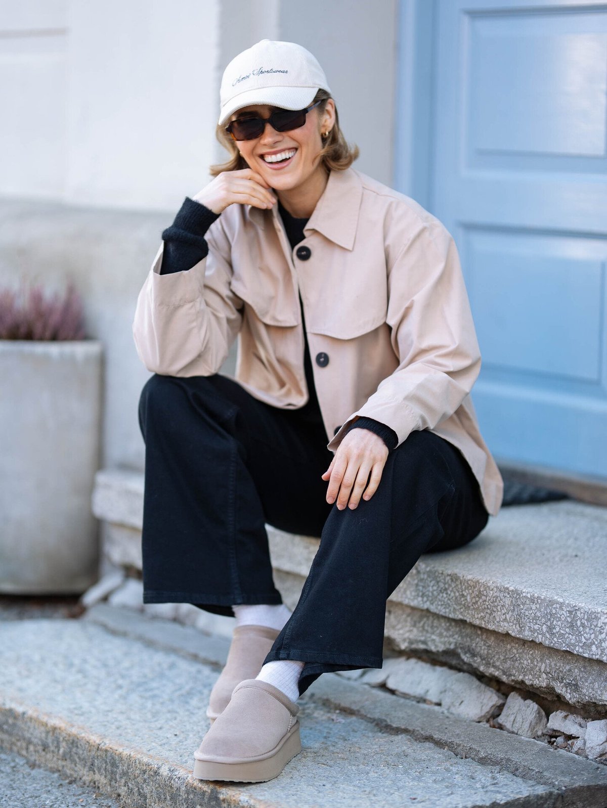 Comprimé Trench Jacket Nude