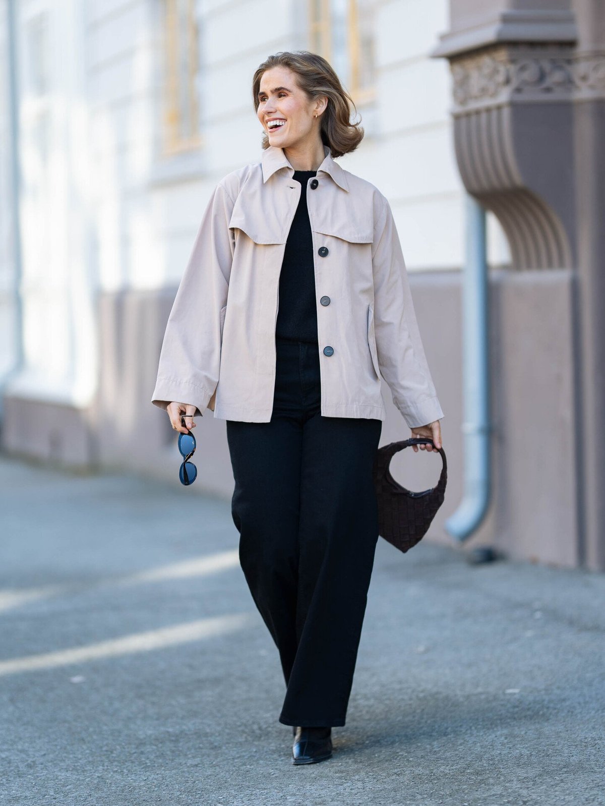 Comprimé Trench Jacket Nude