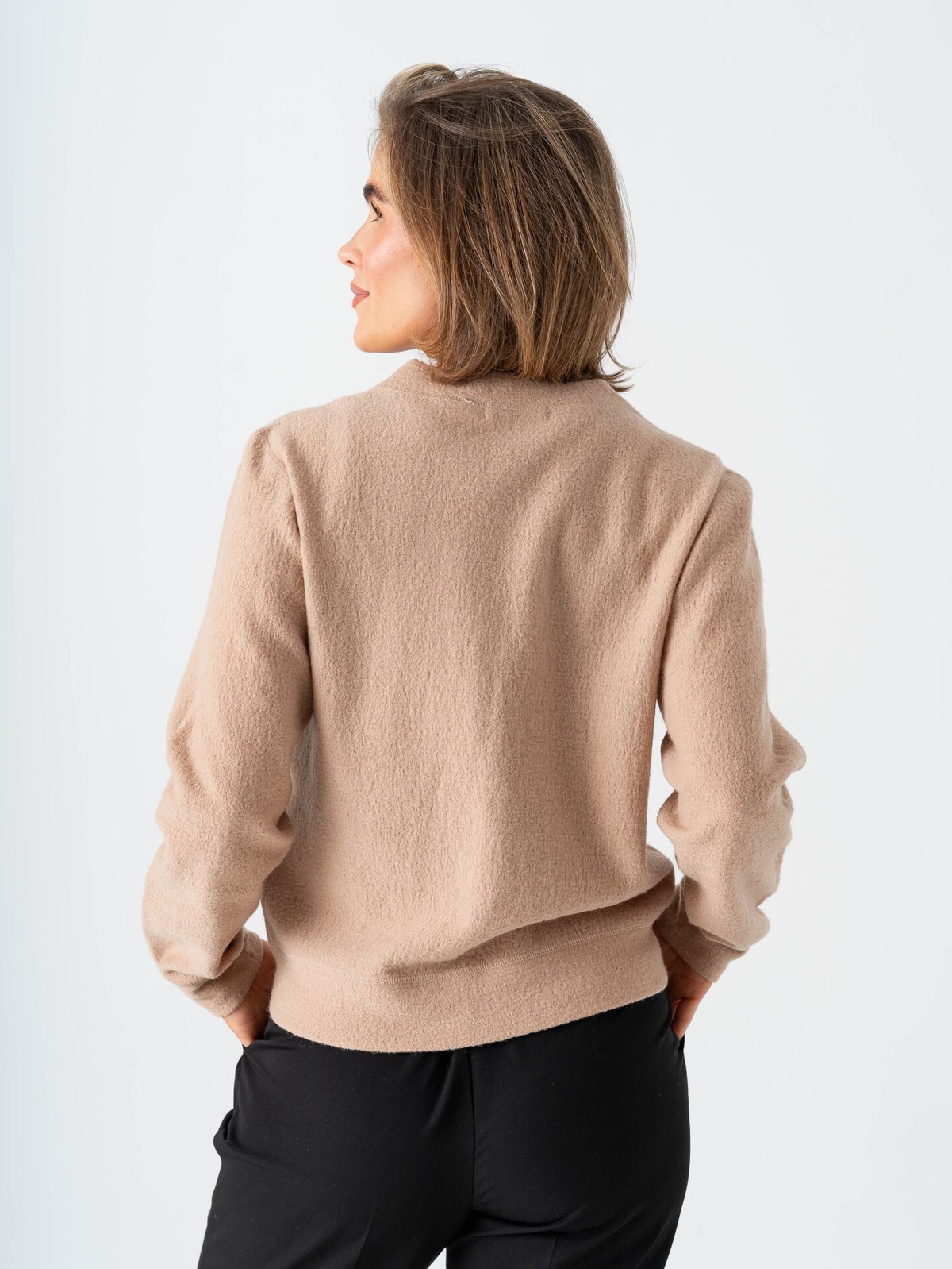 Comprimé Boiled Cardigan Nude