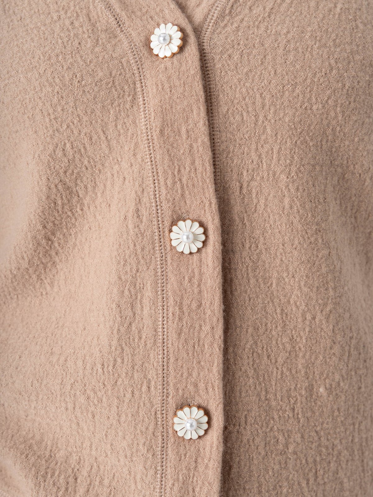 Comprimé Boiled Cardigan Nude