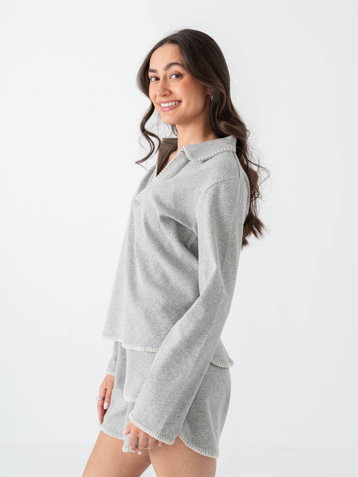 Comprimé Rugby Sweater Grey Melange