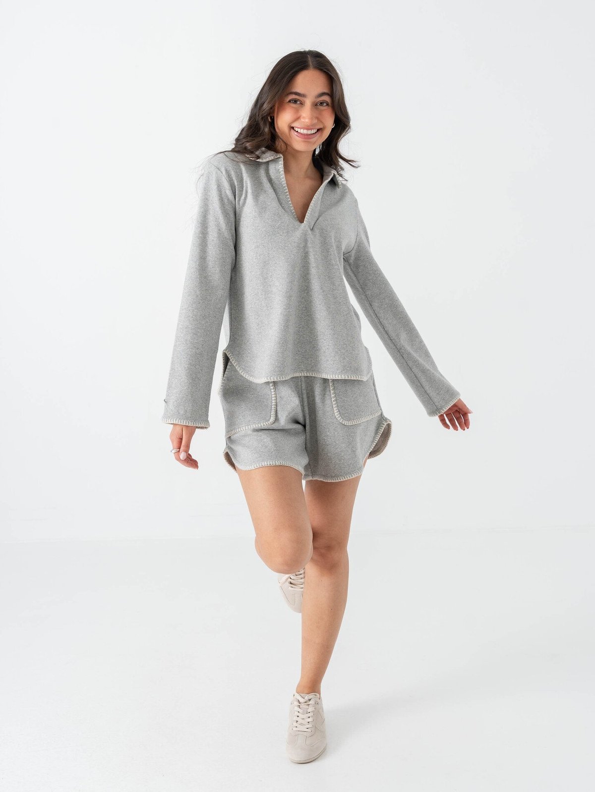 Comprimé Rugby Sweater Grey Melange