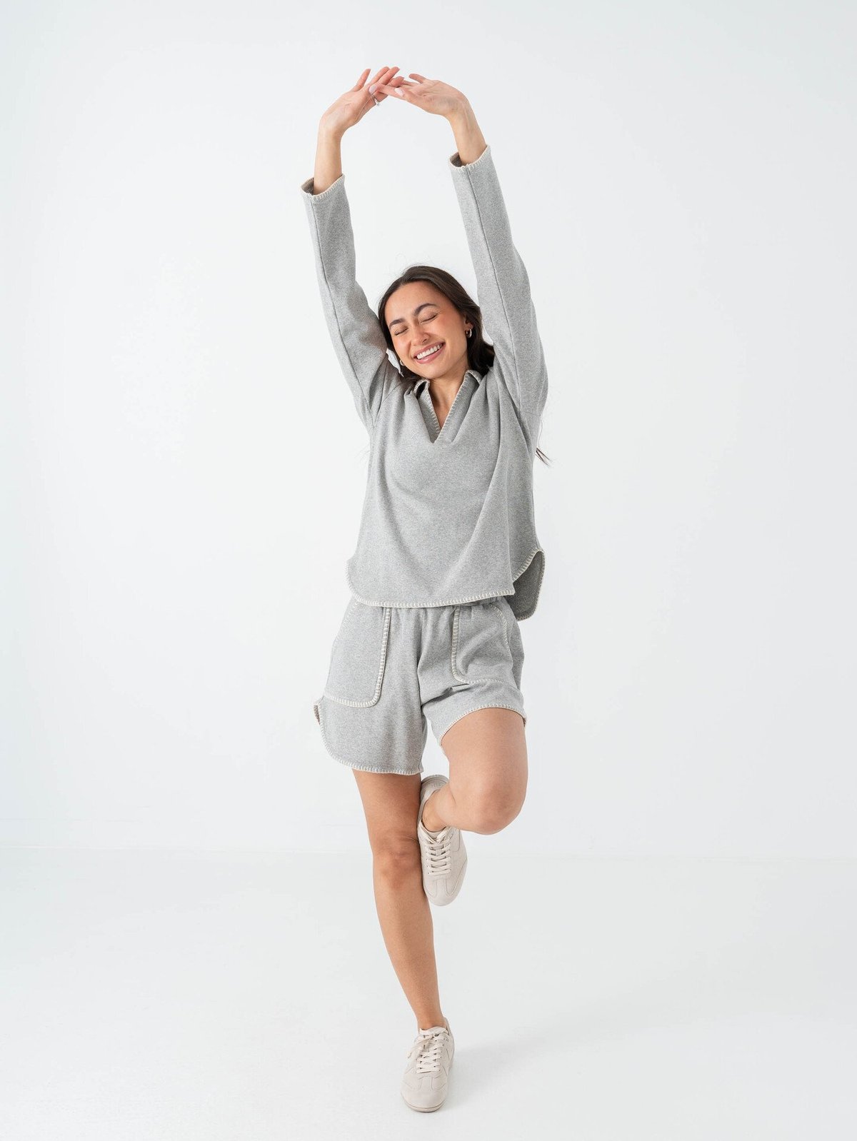 Comprimé Rugby Sweater Grey Melange