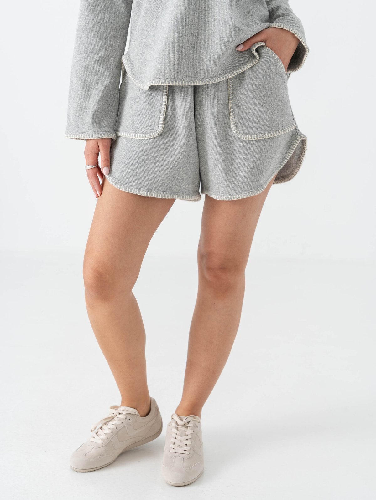 Comprimé Rugby Shorts Grey Melange