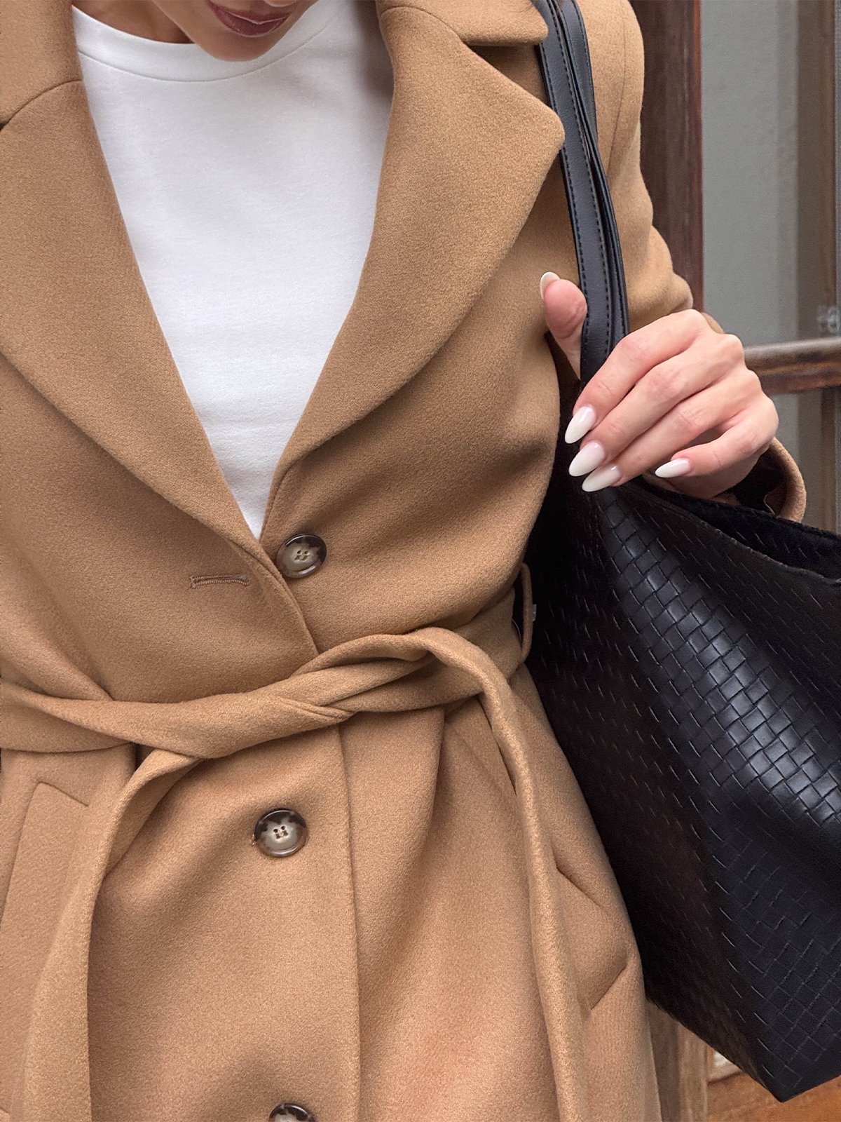 Comprimé Wool Coat Beige