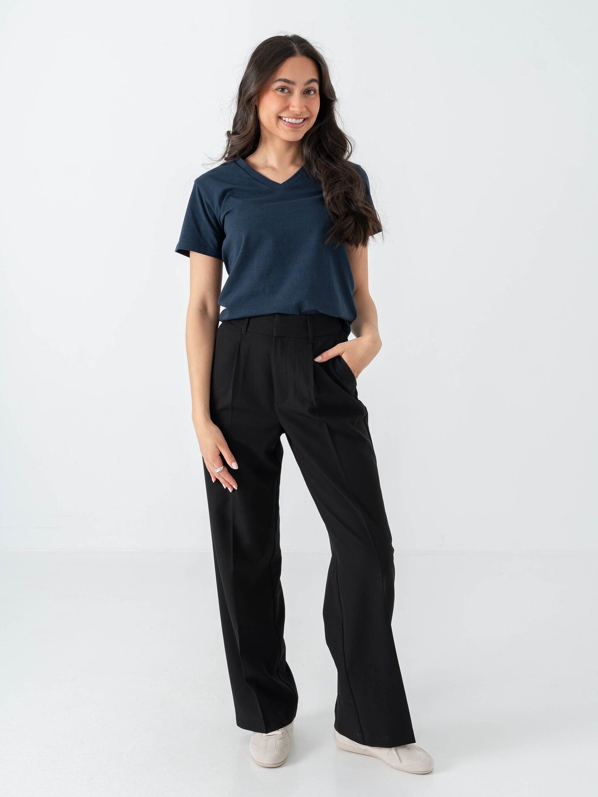 Comprimé V T-Shirt Navy