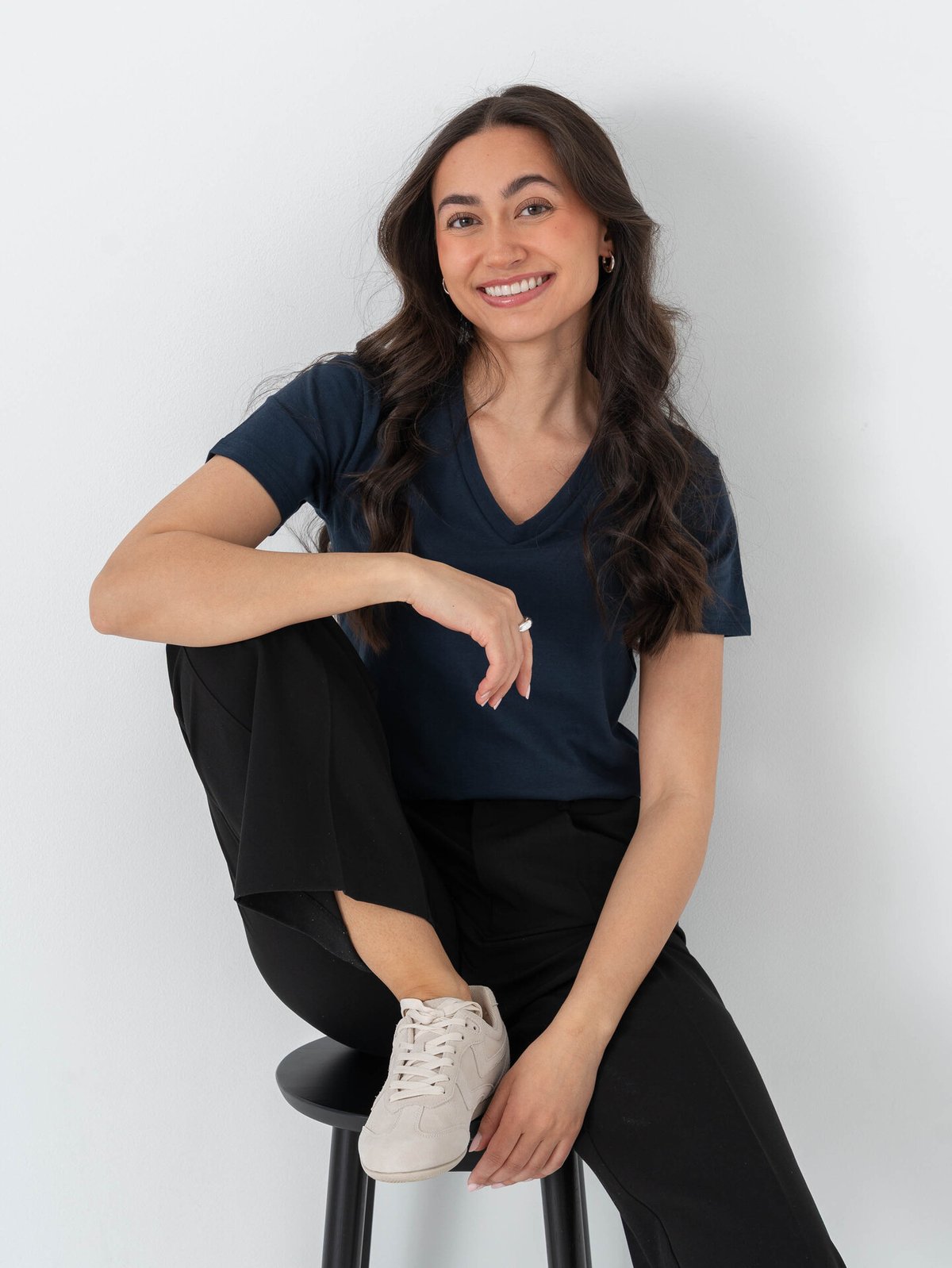 Comprimé V T-Shirt Navy