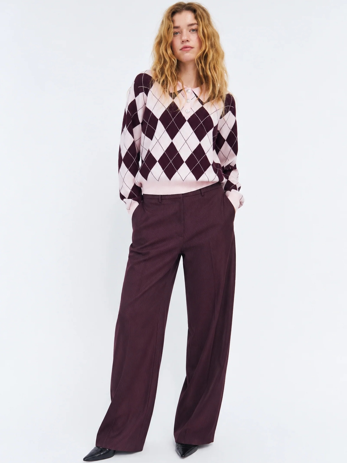 Cras Mancy Pants Grape