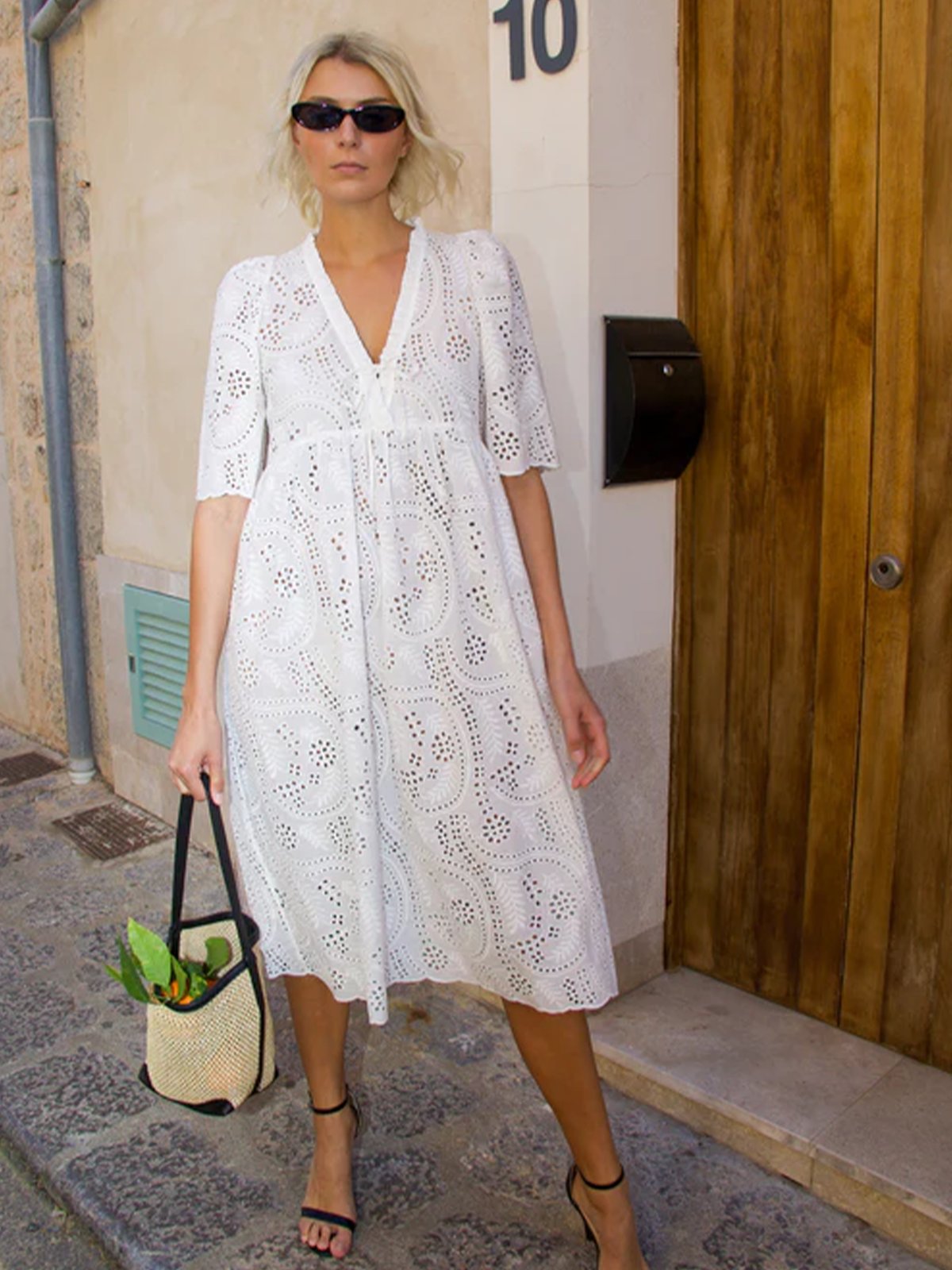 Cras Breeze Dress White