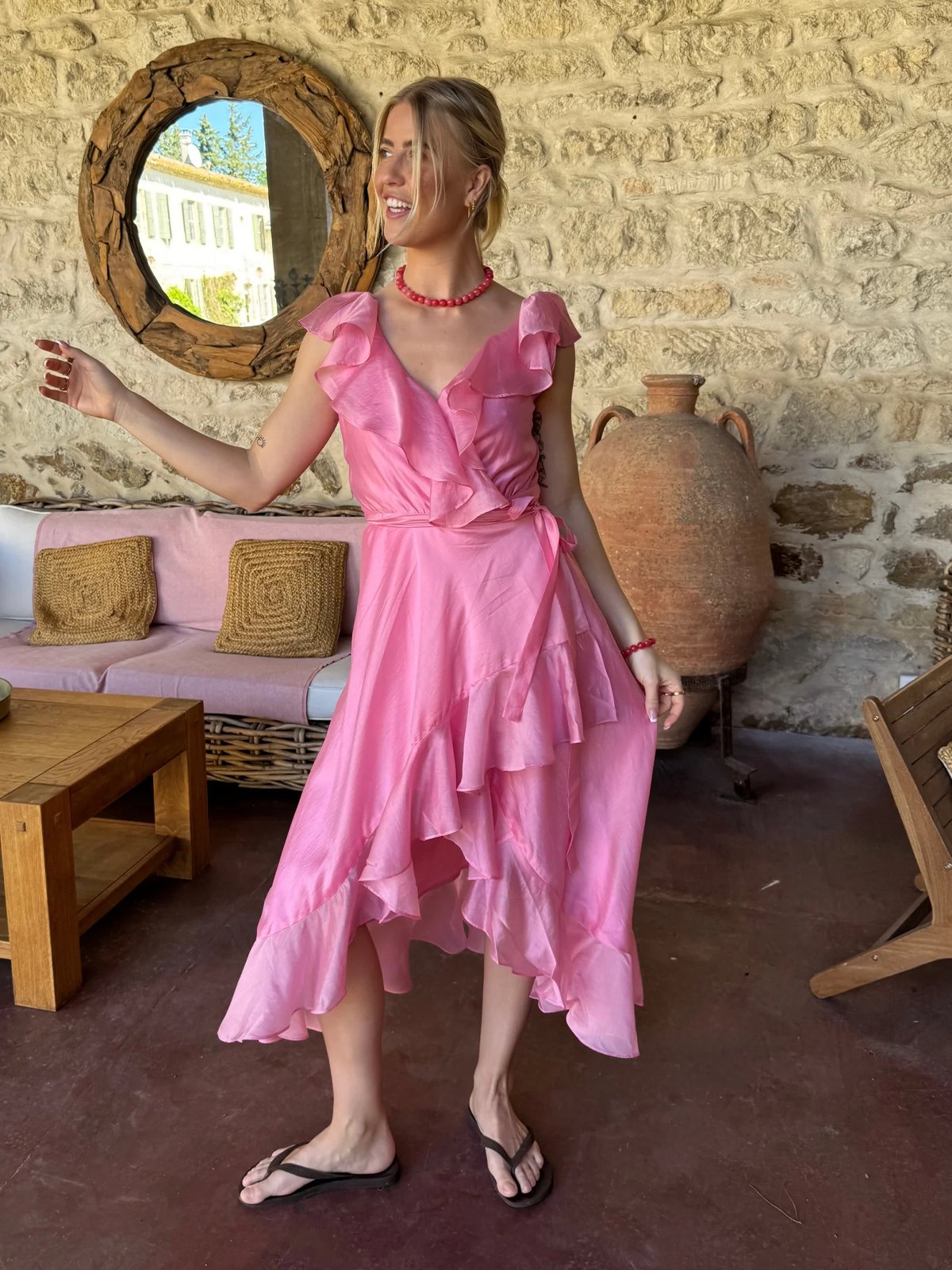 Cras Landon Dress Rosa