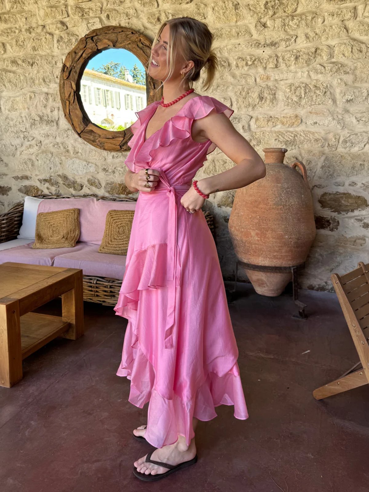 Cras Landon Dress Rosa