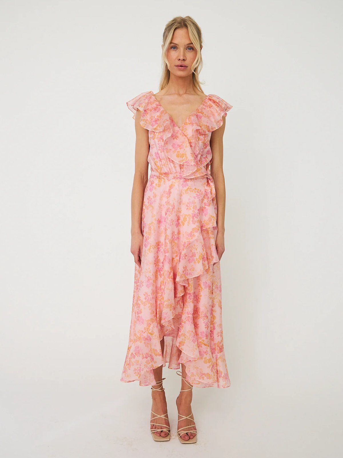 Cras Landon Dress Cloudy Flower