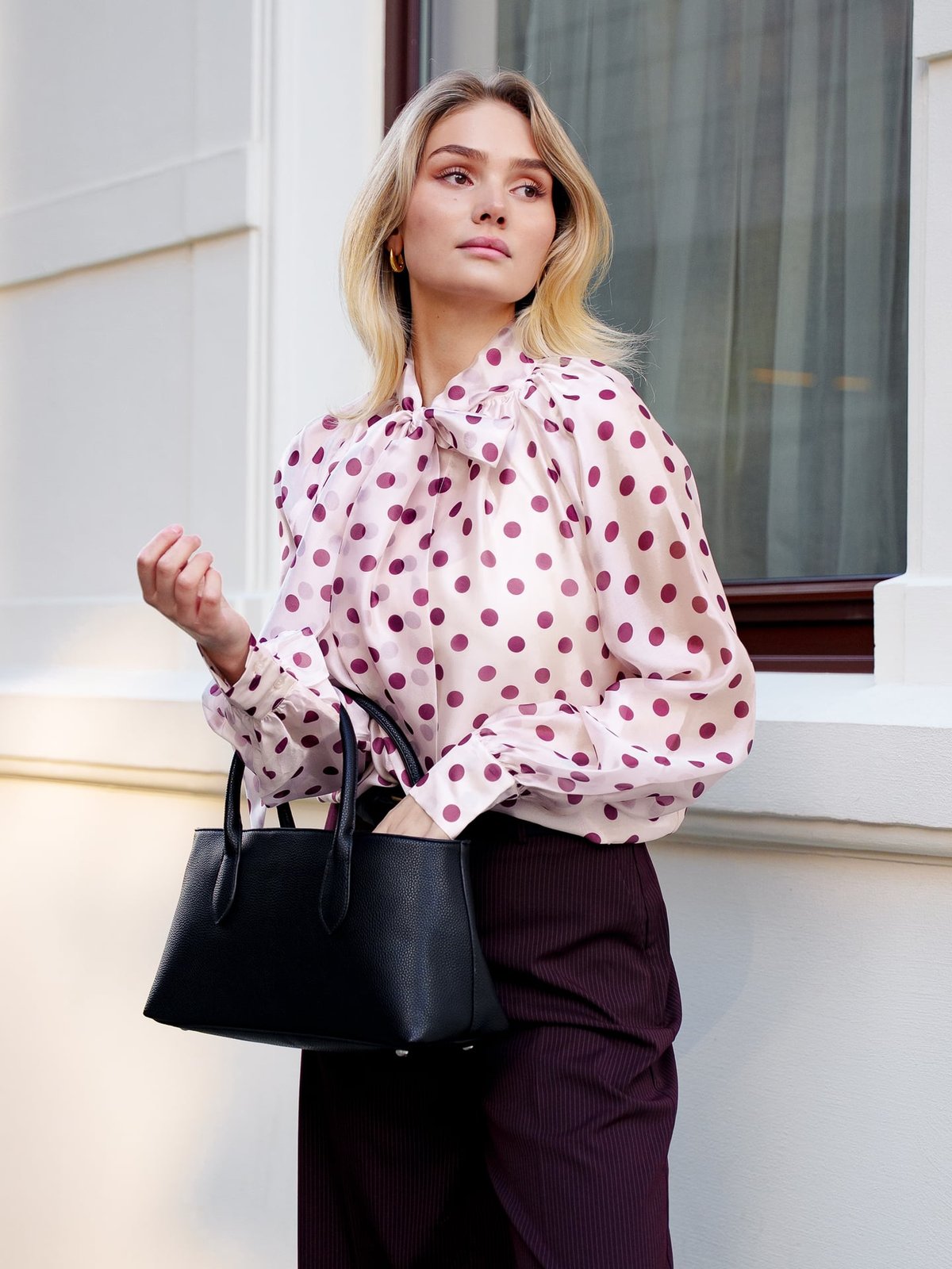 Cras Ethel Shirt Grape Dot
